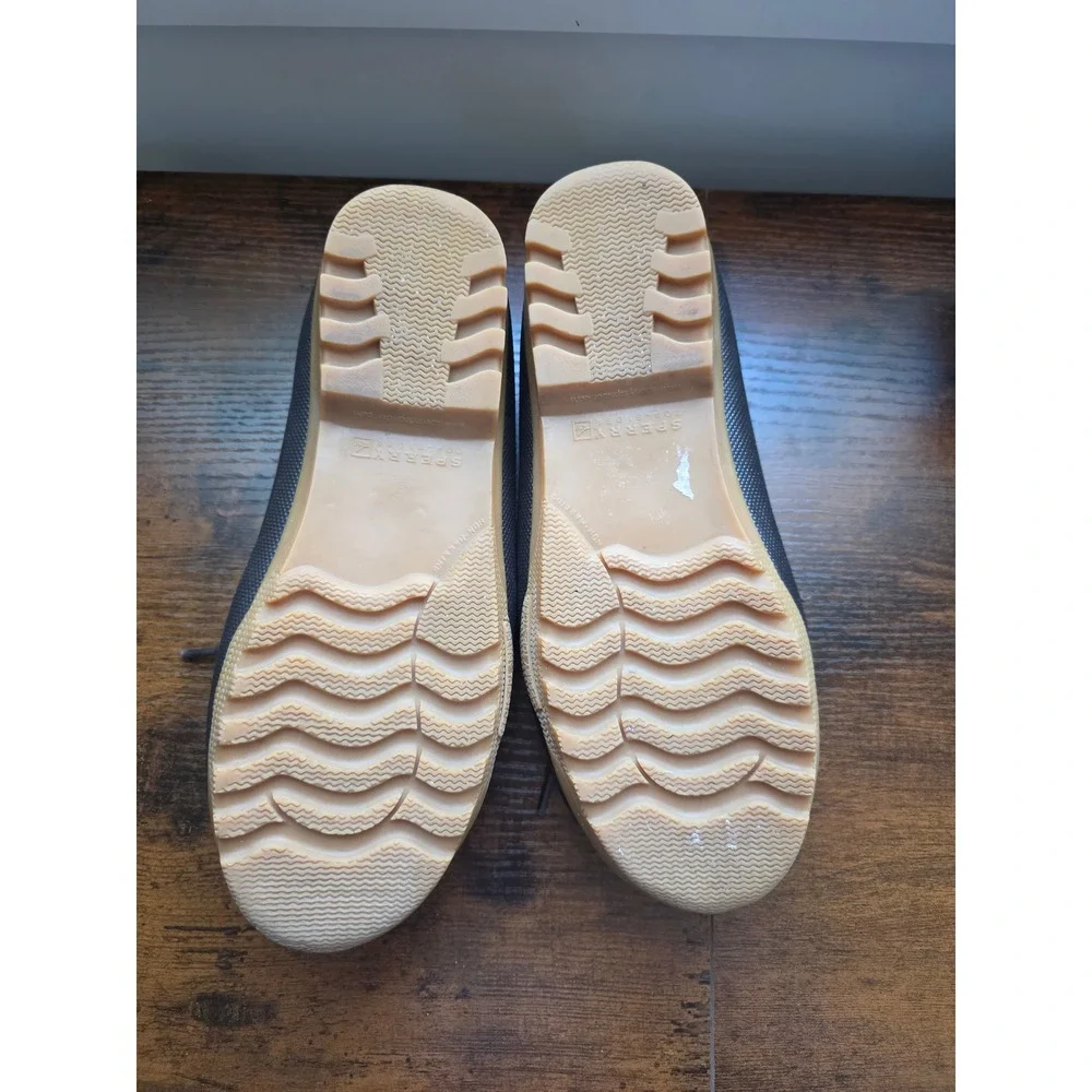 Sperry Top Sider Women's Size 7 Low‎ Rise Leopard Print Rubber Duck Boots